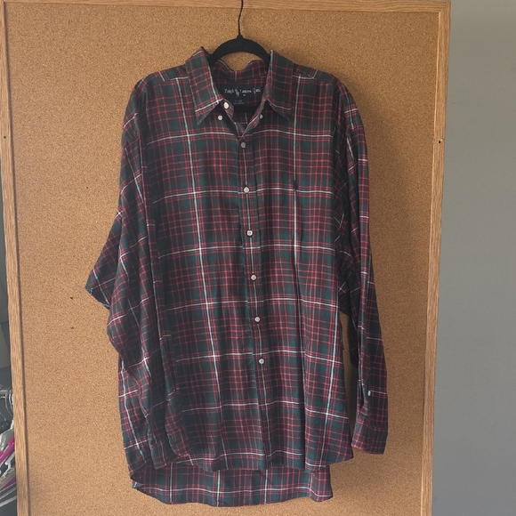 Ralph Lauren Other - Ralph Lauren Y2K Blake Plaid Long Sleeve Preppy Button Down Shirt Sz 2X